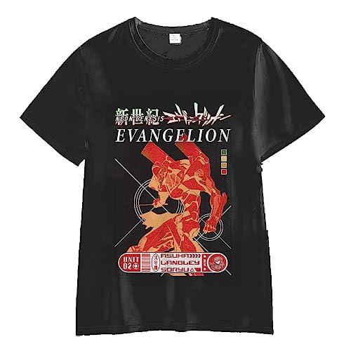 Gooyeh Asuka Langley Soryu T-Shirt Ikari Shinji Anime bedrucktes Kurzarm T Shirt EVANGELION-01 EVANGELION-02 Hip Hop Street Style Locker sitzendes kurzärmeliges Freizeithemd Gooyeh Asuka Langley Soryu T-Shirt Ikari Shinji Anime bedrucktes Kurzarm T Shirt EVANGELION-01 EVANGELION-02 Hip Hop Street Style Locker sitzendes kurzärmeliges Freizeithemd von Gooyeh