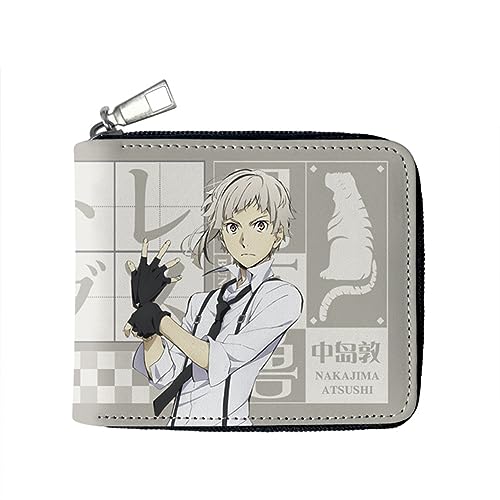 Gooyeh Bungo Stray Dogs Brieftasche Anime Spiel periphere Kinder Erwachsene tragbare Cartoon Druck Brieftasche Karte Tasche große Kapazität voll Farbe Folio Leder Geldbörse von Gooyeh