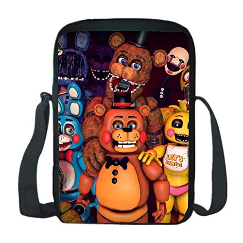 Gooyeh Fazbear's Piazzaria Federmäppchen FNAF Cartoon Figuren Druck Graffiti Federmäppchen große Kapazität Student Stift Tasche Bleistift Tasche Reißverschluss Druck Schreibwaren Tasche von Gooyeh