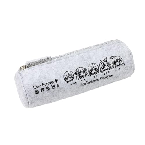 Gooyeh Nakano Ichika Federmäppchen Nakano Ichika Anime Federmäppchen Große Kapazität Tragbare Schreibwaren Tasche Weiß Cartoon Aufbewahrungstasche Stifttasche für Schüler Mädchen Junge, Stifteetui, 19 von Gooyeh