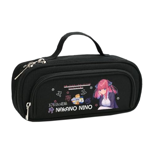 Gooyeh Nakano Miku Federmäppchen Nakono Yotsuba Federmäppchen Große Kapazität Anime Schreibwaren Tasche Schulsaison Geschenke für Studenten 21 x 9 x 6 cm, Typ 16, 21*9*6cm, Kosmetikkoffer von Gooyeh