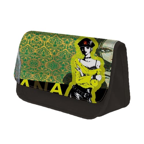 Gooyeh Osaki Nana Federmäppchen Komatsu Nana Anime Federmäppchen Cartoon 3D Gedruckt Manga Stil Große Kapazität Studenten Schreibwaren Tasche Stifttasche Tragbare Box, Typ 6, 22*13*7.5cm von Gooyeh