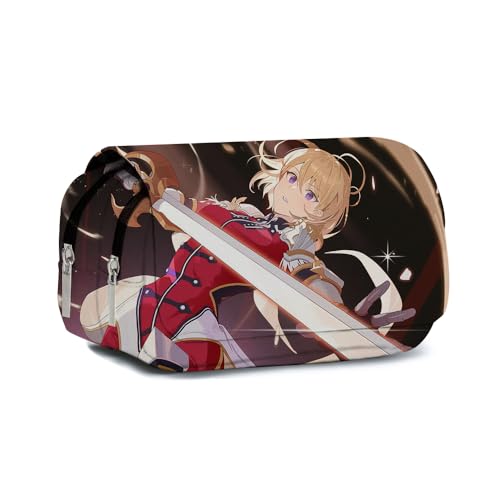 Sung Jin Woo Federmäppchen Anime Cha Hae-in Federmäppchen Große Kapazität Schreibwaren Tasche Cartoon Tragbare Aufbewahrungstasche Federmäppchen für Schüler Mädchen Jungen, Typ 7, 22 cm von Gooyeh