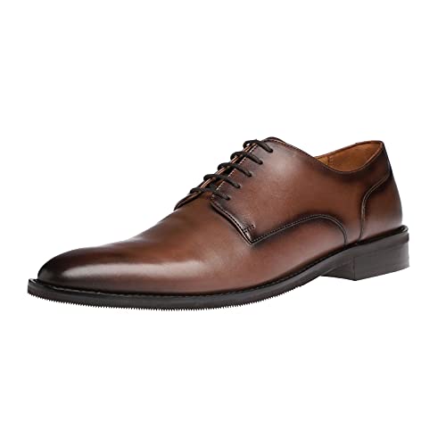 Gordon & Bros. Herren Schnürhalbschuhe Gino, Männer Businessschuhe,Style,elegant,Office,büro,Freizeit,Men's,Man,Men,lace-up,Brown,44 EU / 9.5 UK von Gordon & Bros.