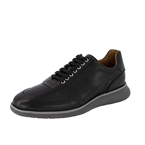 Gordon & Bros. Herren Schnürhalbschuhe Jackson, Männer Businessschuhe,Schnuerung,lace-up,Shoes,Low-tie,schnürschuhe,schnürer,Black,46 EU / 11 UK von Gordon & Bros.