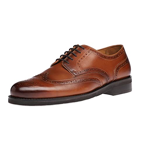 Gordon & Bros. Herren Schnürhalbschuhe Rick, Männer Businessschuhe,Budapester,Style,elegant,Office,büro,Freizeit,Men's,Man,Men,TAN,40 EU / 6.5 UK von Gordon & Bros.