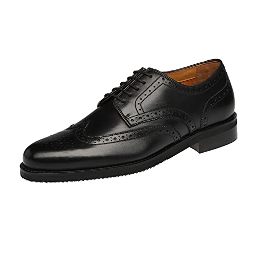 Gordon & Bros. Herren Schnürhalbschuhe Rick, Männer Businessschuhe,Freizeit,Man,Men,Schnuerschuhe,Schnuerer,straßenschuhe,Black,41 EU / 7.5 UK von Gordon & Bros.