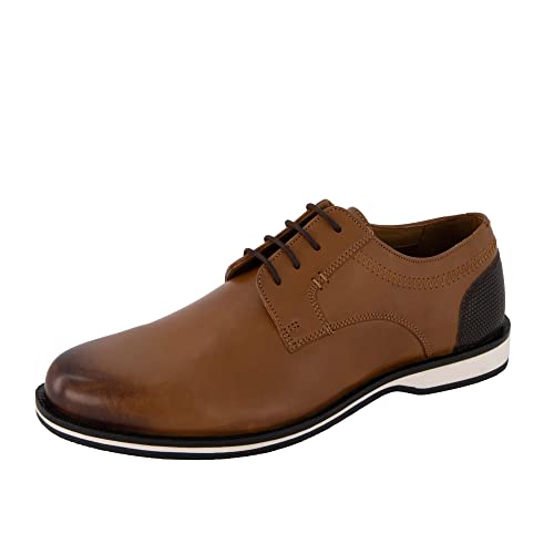 Gordon & Bros. Herren Schnürhalbschuhe Steve, Männer Businessschuhe,Schnuerung,Low-tie,schnürschuhe,schnürer,Halbschuhe,elegant,tan,41 EU / 7.5 UK von Gordon & Bros.