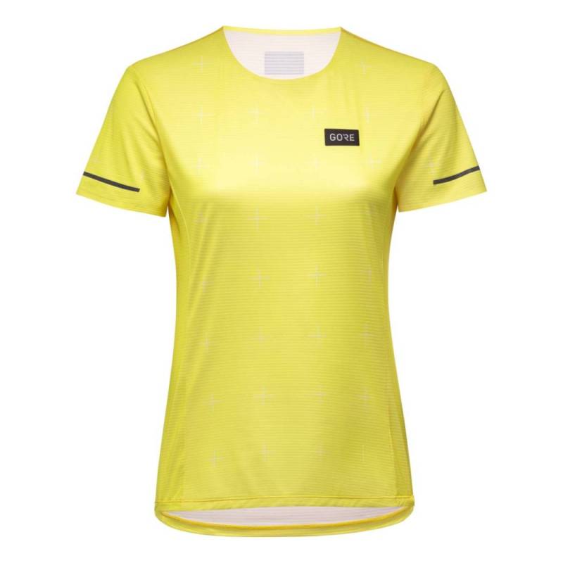 GORE CONTEST DAILY Shirt Damen Laufshirt Yellow Gr. 36 von Gore Wear