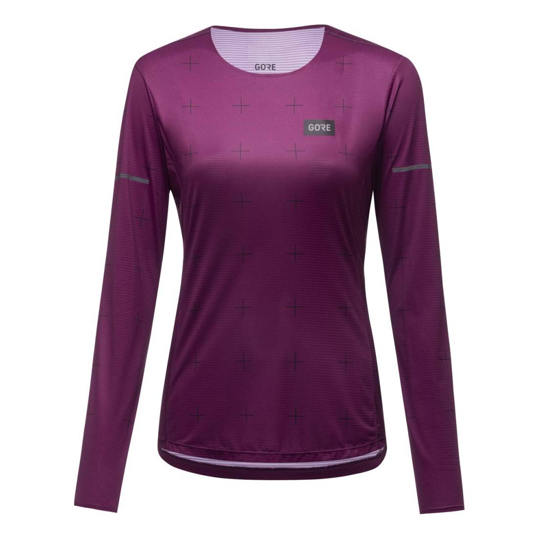 GORE Contest Langarm Shirt Damen Laufshirt purple Gr. 34 von Gore Wear