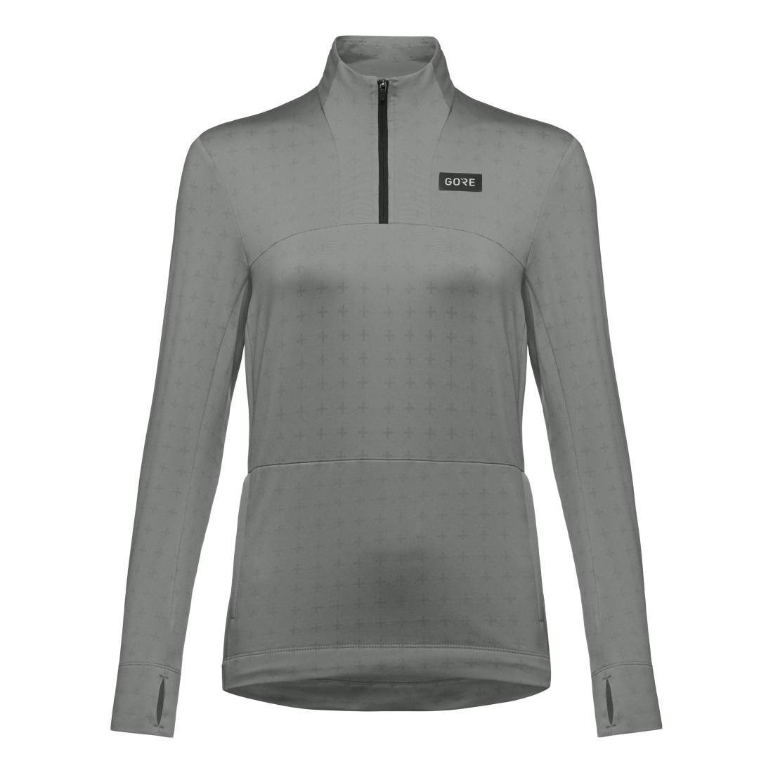 GORE EVERYDAY THERMO 1/4-Zip Damen grau Gr. 34 von Gore Wear