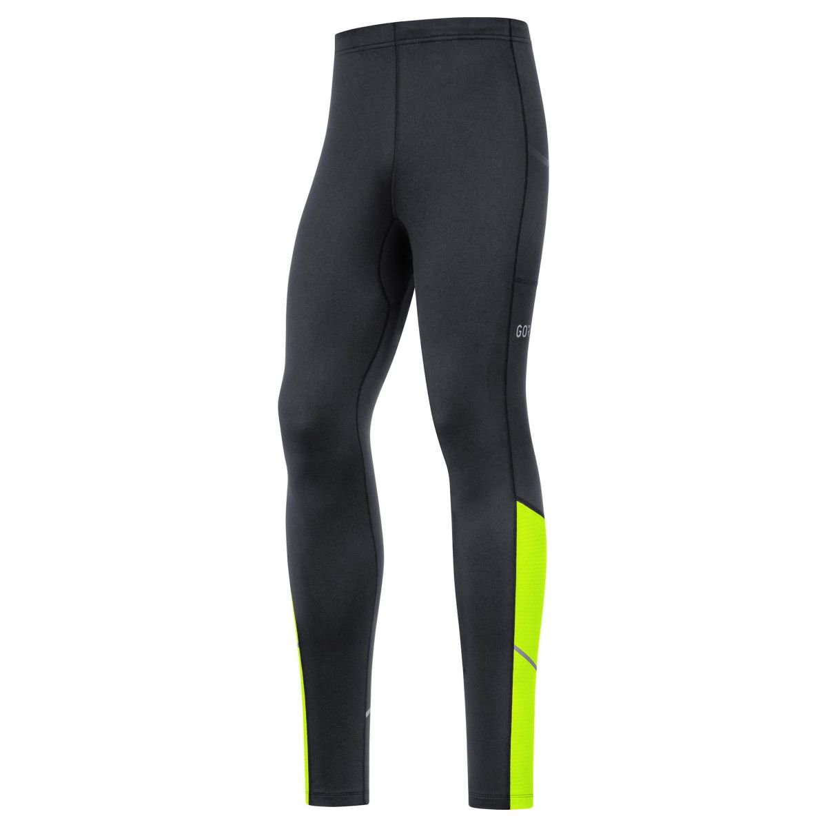 GORE R3 Thermo Tight Laufhose Herren schwarz/gelb Gr. L von Gore Wear