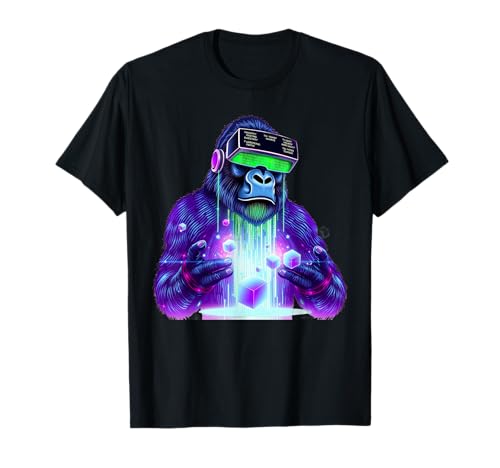 Gorilla VR Gamer Playing Tag Jungs Lustiges Gorilla VR für Erwachsene T-Shirt Gorilla VR Gamer Playing Tag Jungs Lustiges Gorilla VR für Erwachsene T-Shirt von Gorilla VR Gamer Birthday Gamer Gorilla Apparel Te