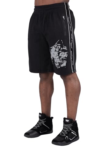 Gorilla Wear Shorts - Buffalo Old School - Schwarz/Grau von Gorilla Wear