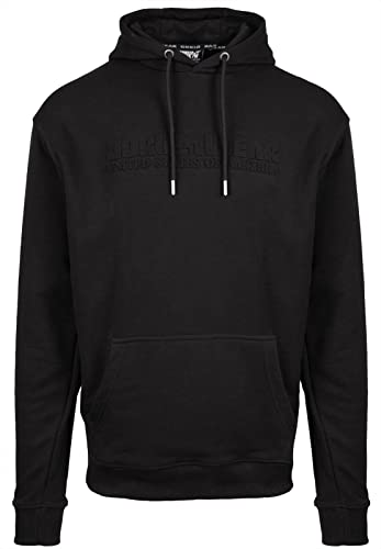 Gorilla Wear - Crowley Men's Oversized Hoodie - Schwarz - Bodybuilding Sport Alltag Freizeit mit Logo Aufdruck leicht und bequem für optimale Bewegung aus Baumwolle Polyester, M von Gorilla Wear