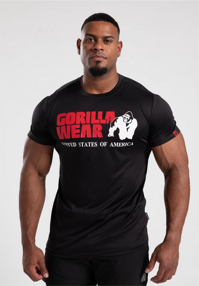 Gorilla Wear Funktionsshirt mit großem Markenprint auf der Front von Gorilla Wear