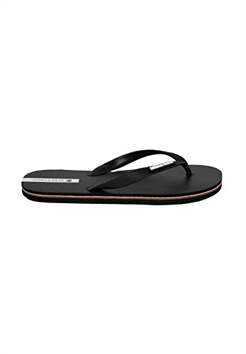 Gorilla Wear - Kokomo Flip-Flops - Schwarz - Freizeit Bequem rutschfest unisex mit Logo für maximale Bewegungsfreiheit aus Gummi EVA Badesandalen, 37 von Gorilla Wear