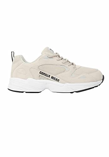 Gorilla Wear - Newport Sneakers - beige - Trainingsschuhe Sportschuhe Sport Alltag Multifunktionell Bequem Training mit Logo maximale Bewegungsfreiheit leicht, 40 von Gorilla Wear