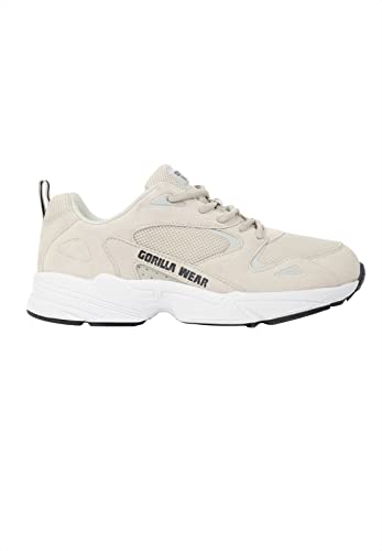 Gorilla Wear - Newport Sneakers - beige - Trainingsschuhe Sportschuhe Sport Alltag Multifunktionell Bequem Training mit Logo maximale Bewegungsfreiheit leicht, 46 von Gorilla Wear