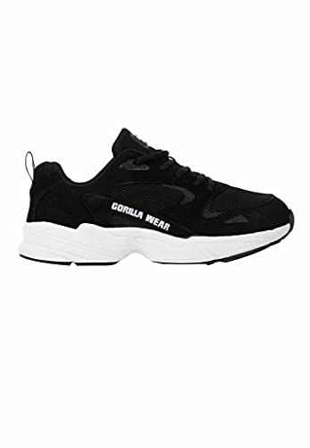 Gorilla Wear - Newport Sneakers - schwarz - Trainingsschuhe Sportschuhe Sport Alltag Multifunktionell Bequem Training mit Logo maximale Bewegungsfreiheit leicht, 40 von Gorilla Wear