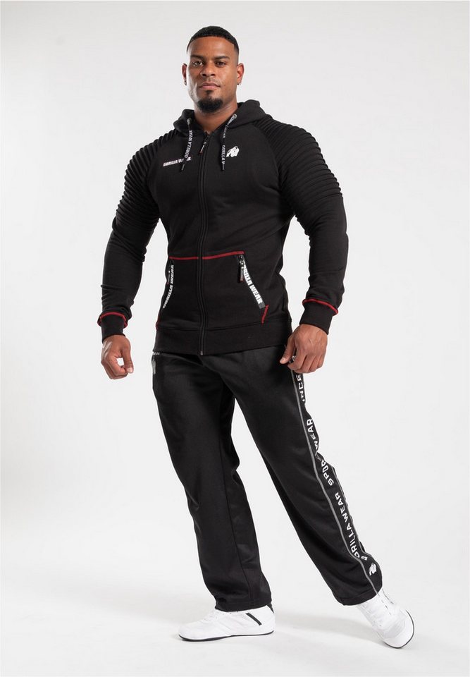 Gorilla Wear Sweatshirt mit gerippten Schultern und Kapuze von Gorilla Wear