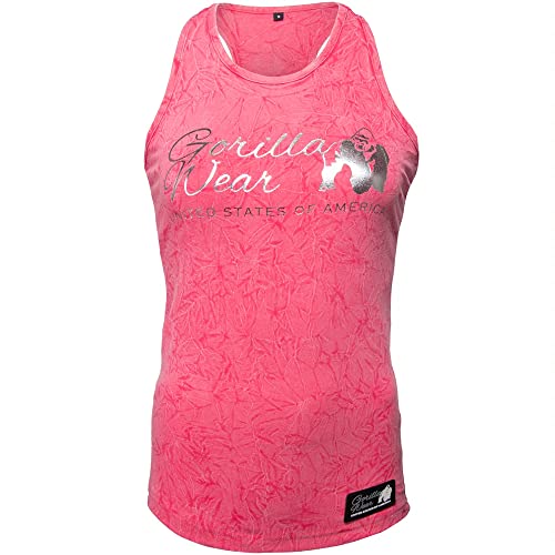 Gorilla Wear Women's Leakey Tank Top - pink - Bodybuilding und Fitness Tanktop für Damen, XS von Gorilla Wear