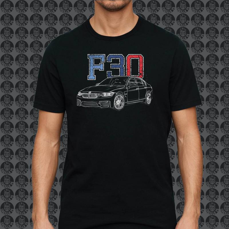 Bmw F30 M3 Sedan Gorillafx Grafik Style01 Design Tshirt Print von GorillaFX