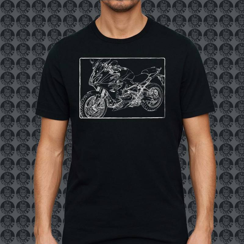 Bmw R1200Rs R 1200 Rs Motorrad Motorbike Gorillafx Grafik Style02 Design Tshirt Print von GorillaFX