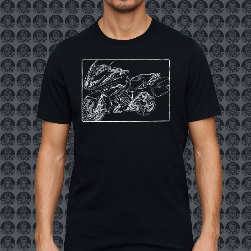 Bmw R1250Rt R 1250 Rt Motorrad Motorbike Gorillafx Grafik Style02 Design Tshirt Print von GorillaFX
