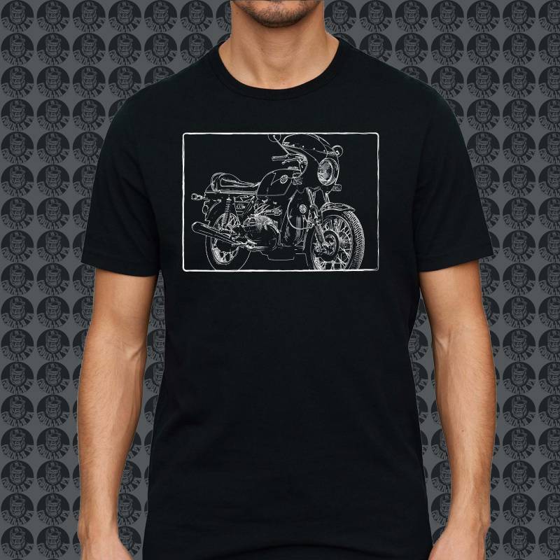Bmw R90S R 90 S Motorrad Motorbike Gorillafx Grafik Style02 Design Tshirt Print von GorillaFX
