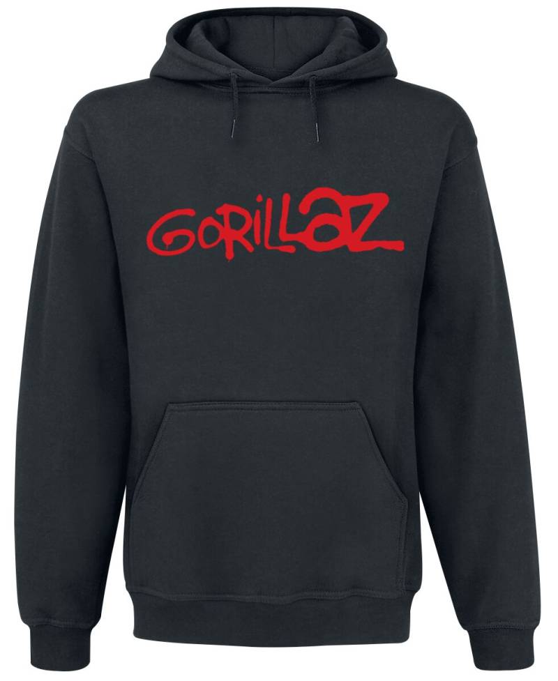 Gorillaz Kapuzenpullover - Logo - M bis XXL - für Männer - Größe M - schwarz  - Lizenziertes Merchandise! von Gorillaz