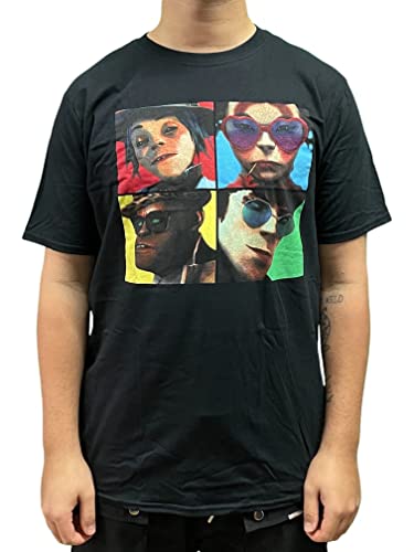 Gorillaz T Shirt Humanz Band Logo Nue offiziell Herren Schwarz von Rockoff Trade