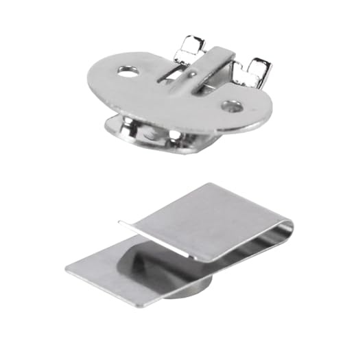 Gorise Herren Unsichtbare Magnetische Krawattenklammer Edelstahl Magnetnadel Silber Krawattenhalter von Gorise