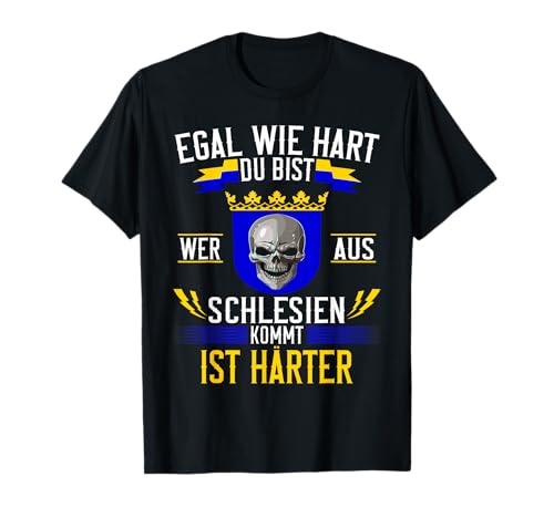 Schlesier Oberschlesien Schlesien Spruch Herren Männer T-Shirt Schlesier Oberschlesien Schlesien Spruch Herren Männer T-Shirt von Gorny Slask , Schlesien & Adler Wappen Geschenke