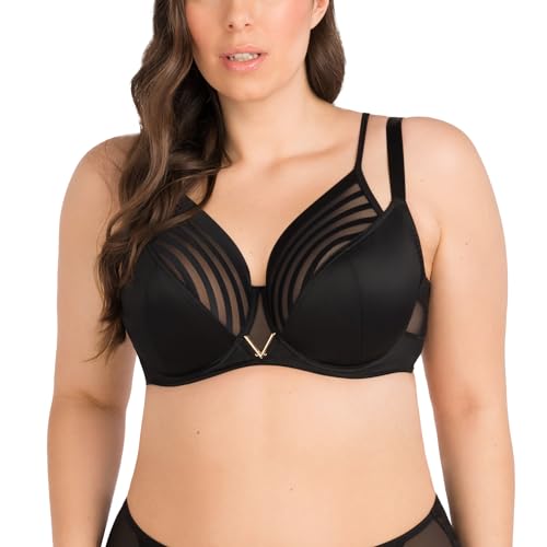 Gorsenia Dame Soft BH Nicht Gepolsterte Cups Doppelte Träger Streifchen Bügel K810 Yoko, Schwarz,90F Gorsenia Dame Soft BH Nicht Gepolsterte Cups Doppelte Träger Streifchen Bügel K810 Yoko, Schwarz,90F von Gorsenia