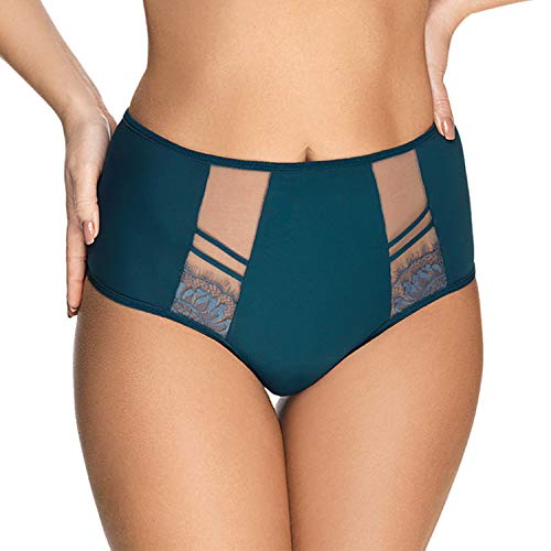 Gorsenia Damen Slip Brazilian Unterhose Unterwäsche K498 Paradise, Grün,L von Gorsenia