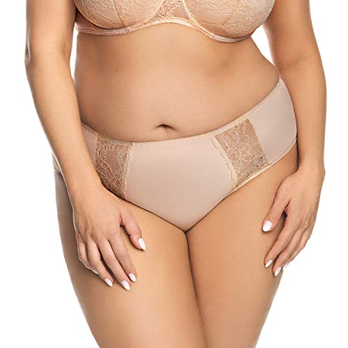 Gorsenia Damen Slip Unterhose Unterwäsche K484 Peony, Beige,M von Gorsenia