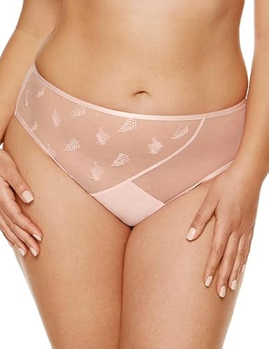 Gorteks Tiana-F Panty, Spitzenhöschen, Baumwollschritt, Komfort – 38, Puderrossa von Gorteks