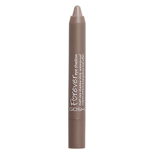 GOSH Forever Eye Shadow Lidschatten-Stift mit cremiger Textur für einfaches Auftragen und intensives Farbergebnis I wasserfest, hält bis zu 8h I parfümfrei & hautverträglich I 010 Twisted Brown (Matt) von GOSH