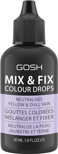 GOSH Copenhagen Mix & Fix Colour Drops Farbe: Purple Inhalt: 30ml - Neutralises Yellow & Dull Skin Grundierung von GOSH