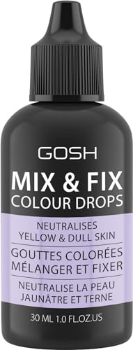 GOSH Copenhagen Mix & Fix Colour Drops Farbe: Purple Inhalt: 30ml - Neutralises Yellow & Dull Skin Grundierung von GOSH