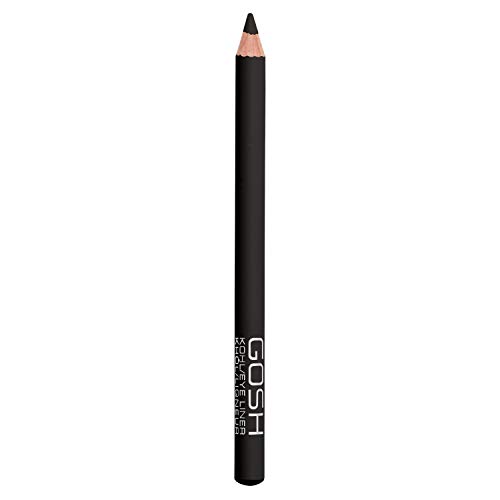 GOSH Kohl/Eyeliner & Kajal 2 in 1 Schminkstift I auch als Lidschatten geeignet I mit pflegendem Vitamin E I einfaches Auftragen auf oberes & unteres Augenlid I vegan & parfümfrei I Black von GOSH