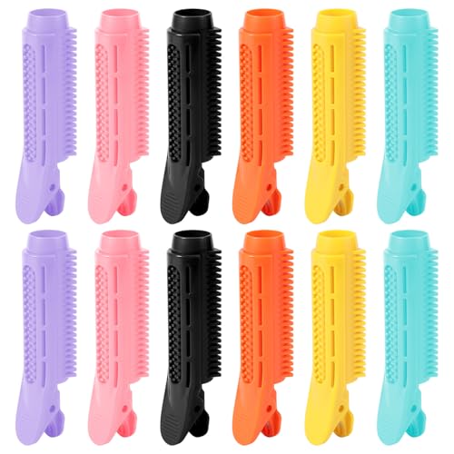 12st Volumengebende Haarspangen, Sofort Haar Volumen Spange Bunt Flauschige Volumizing Hair Clips Upgrade Volumen Roller Clips Haarfrisur Tool für Frauen und Mädchen mit Lockigem Dünnem Haar von Gosknor