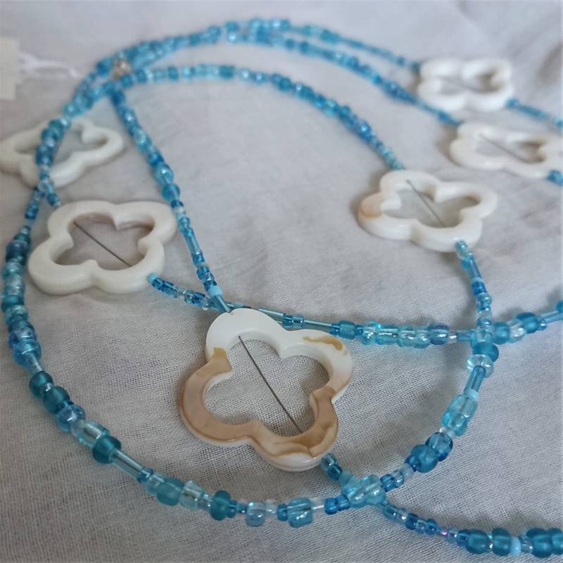 Agean Blau Lange Halskette Agean Blau Lange Halskette von GossamerBead