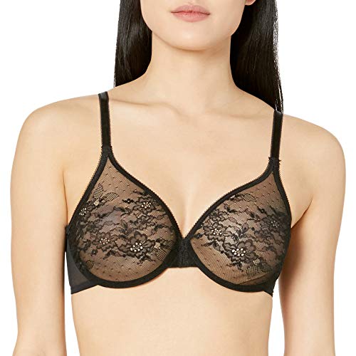 Gossard Damen BH Glossies Sheer Black Bra, SchwarzGr. 70D von Gossard