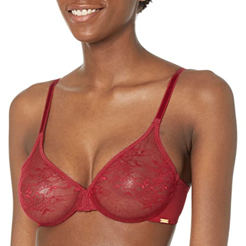 Gossard Damen Durchsichtiger Geformter BH, Rot (Bordeaux), 85B von Gossard