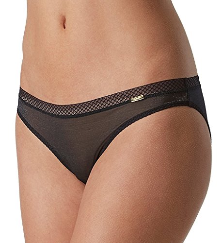 Gossard Damen Glossies Brief Slip, schwarz, Large von Gossard