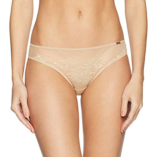 Gossard Damen Glossies Lace Brief Slip, Beige, S von Gossard