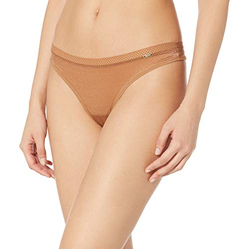 Gossard Damen Glossies Tanga Tangahöschen, Beige (Bronze), Klein von Gossard