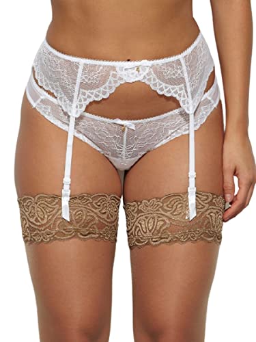 Gossard Damen Superboost Lace Suspender Gürtel, Synthetik, Weiß (White), X-Small (Herstellergröße: XS) von Gossard